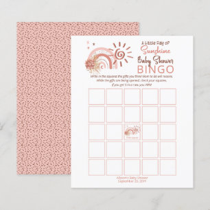 Jogo de Bingo Chave de Sol para Chás de Bebê Em