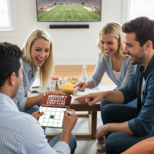 Jogo de Bingo Comercial de Futebol Americano