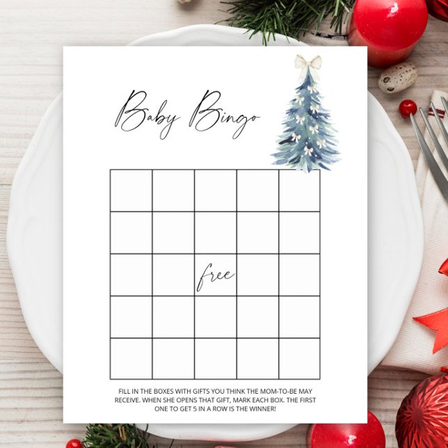 jogo de bingo de árvore de inverno para bebês (Criador carregado)