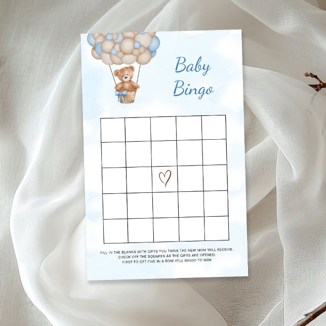 Jogo de Bingo de Bebê Urso de Pelúcia (Criador carregado)
