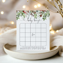 Jogo de bingo de bebê verde