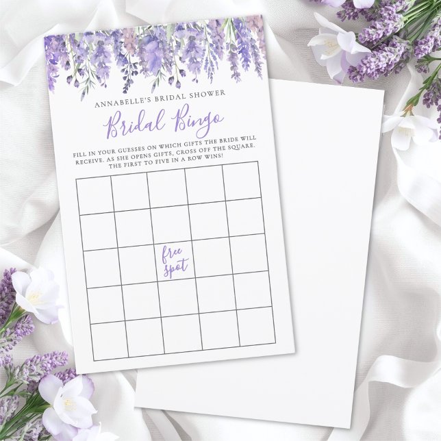 Jogo de Bingo de Chá de Noiva Floral (Floral Bridal Shower Bingo Game )