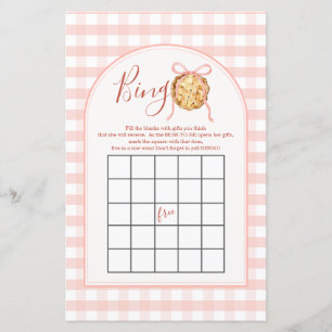 Jogo de Bingo de Outono com Laço Cor-de-Rosa Paste