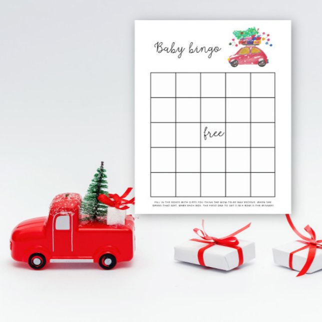 Jogo de bingo para chá de bebê de inverno (Criador carregado)