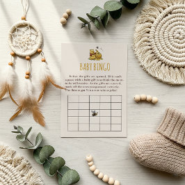 Jogo de Bingo para Chá de Bebê do Ursinho do Livro