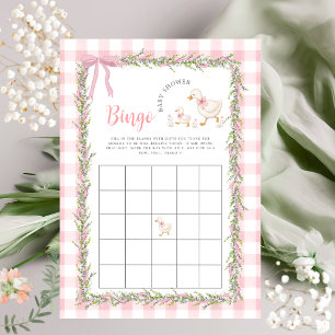 Jogo de Bingo para Chá de Bebê Silly Goose Xadrez