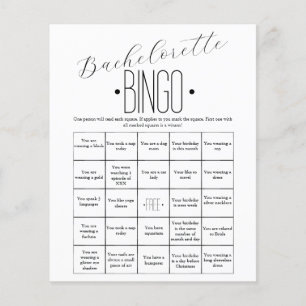 Jogo de Bingo Simples e Minimalista