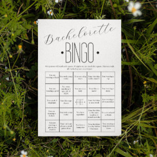 Jogo de Bingo Simples e Minimalista