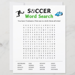Jogo de Busca no Word Soccer