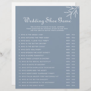 Jogo de Calçado de Casamento Azul com Dusty Mínimo