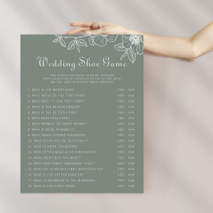 Jogo de Calçado de Casamento Floral de Destino Ver