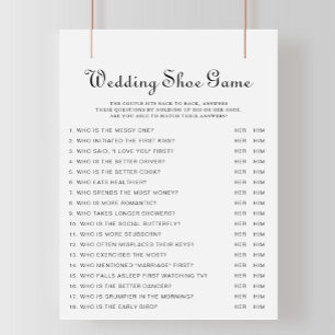 Jogo de Calçado de Casamento Minimalista