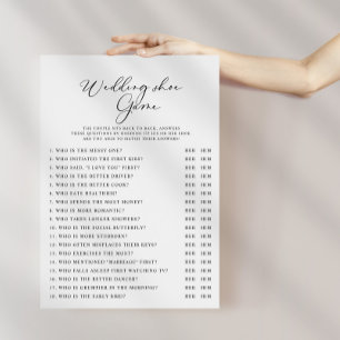 Jogo de Calçado de Casamento Negro e Branco da Cal