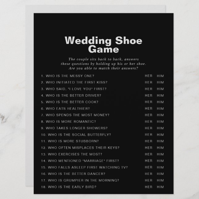 Jogo de Calçado de Casamento Negro Formal Elegante (Frente/Verso)