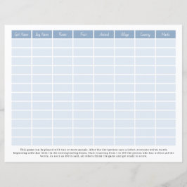 Jogo de caneta e Papel para Família, Amigos, Parti