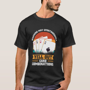 Jogo de Cartas de Mesclagem de Pinochle - Camiseta