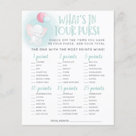 Jogo de Carteira de Chá de fraldas de Balões Elefa