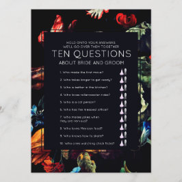 Jogo de Casamento das Dez Perguntas do Jardim da M