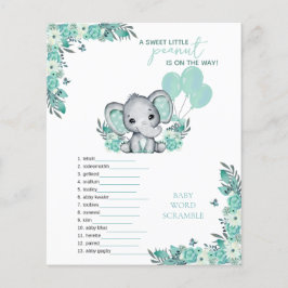 Jogo de Chá de Bebê Elefante Neutro