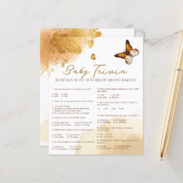 Jogo de Chá de fraldas da Borboleta Boho