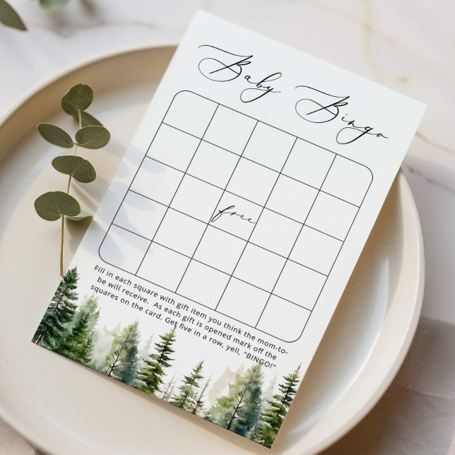 Jogo de chá de fraldas da floresta de risco (Criador carregado)