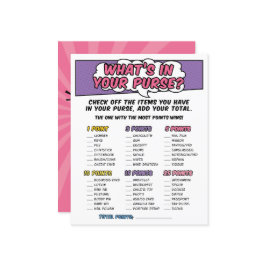 Jogo de Chá de fraldas de Carteira Girly Super Her