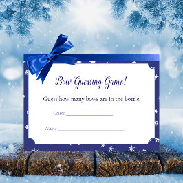 Jogo de Chá de fraldas de Contar de Urso Polar