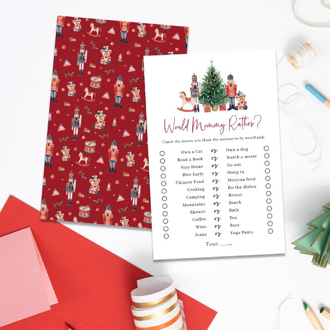 Jogo de Chá de fraldas de Férias (Holiday Baby Shower Game
)