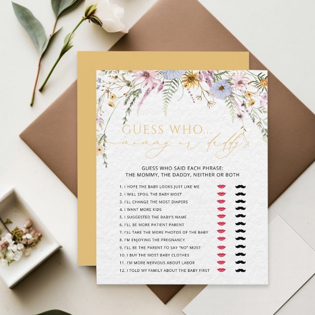 Jogo de Chá de fraldas de mamãe ou Pai (Criador carregado)