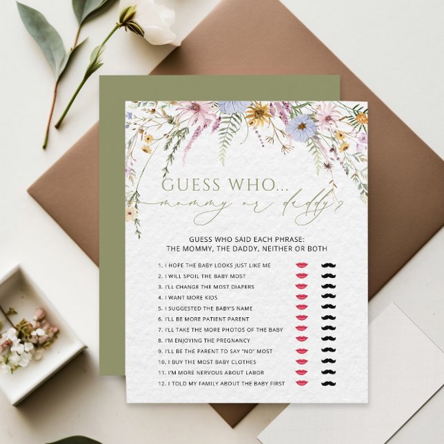 Jogo de Chá de fraldas de mamãe ou Pai (Criador carregado)