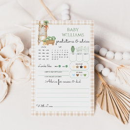 Jogo de Chá de fraldas de previsão crescido localm