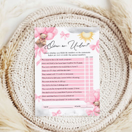 Jogo de Chá de fraldas de Urso