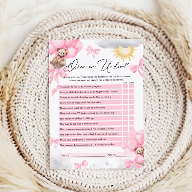 Jogo de Chá de fraldas de Urso (Criador carregado)