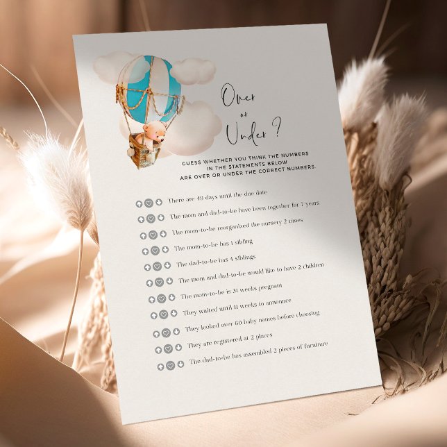 Jogo de Chá de fraldas de Urso - Acabou ou? (Criador carregado)