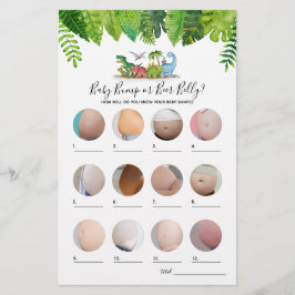 Jogo de Chá de fraldas do Dinossauro Bump ou Beer