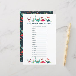 Jogo de Chá de fraldas do Dinossauro Cachorro do W