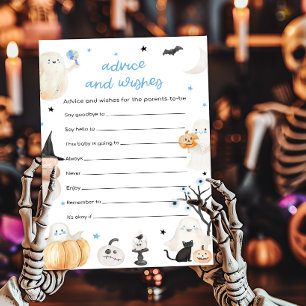 Jogo de Chá de fraldas do Halloween e Desejos
