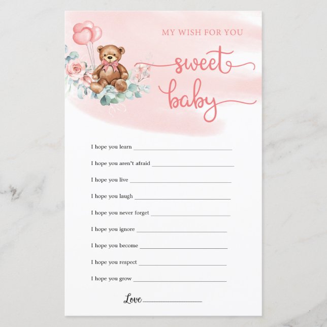 Jogo de Chá de fraldas Eucalyptus Urso Justo (Frente)