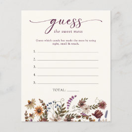 Jogo de Chá de fraldas Floral