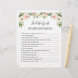 Jogo de Chá de fraldas Floral Rosa Encontre o Conv