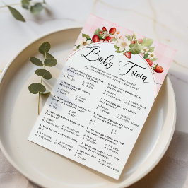 Jogo de chá de fraldas Strawberry Baby