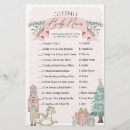 jogo de chá de nomes de bebês de celebridades de p