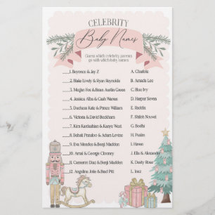 jogo de chá de nomes de bebês de celebridades de p