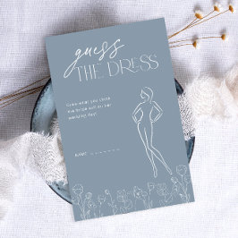 Jogo de Chá de panela Azul Dusty mínimo simples