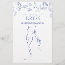 Jogo de Chá de panela Azul e Branco em Francês Flo