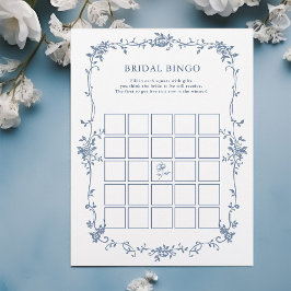 Jogo de Chá de panela "Bridal Bingo" Azul Vitorian