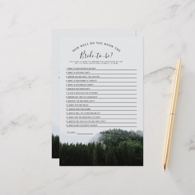 Jogo de Chá de panela da Floresta Chuva de Pinheir (Frente/Verso In Situ)