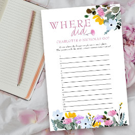 Jogo De Chá de panela De Flor Selvagem Para Onde E