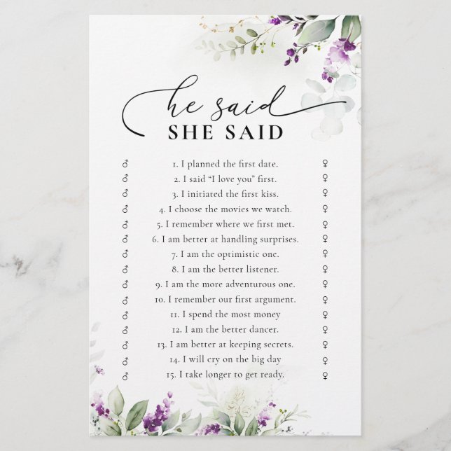 Jogo de Chá de panela de Lavanda verde-roxo (Frente)