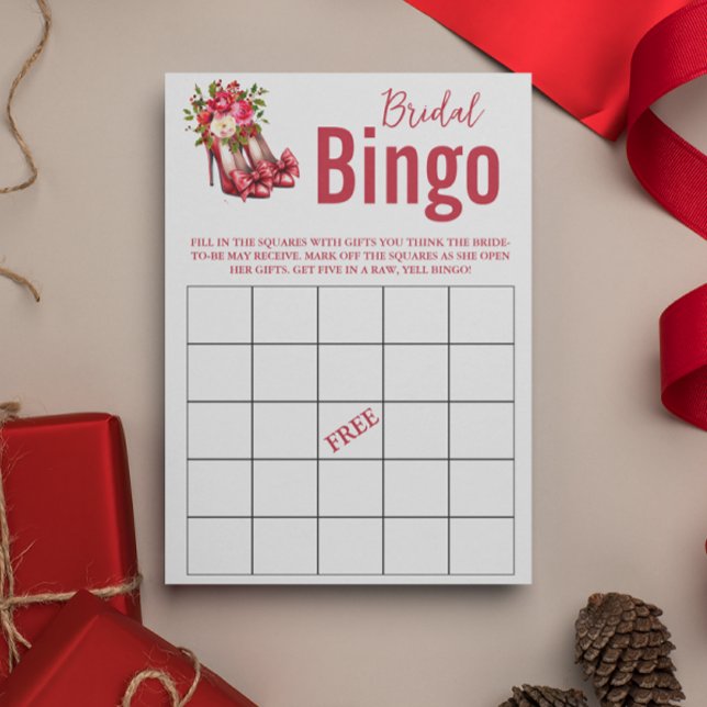Jogo de Chá de panela de Natal do Bingo Bridal (Criador carregado)